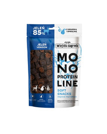 WIEJSKA ZAGRODA Friandises monoprotéiques tendres pour chiens Cerf 115 g