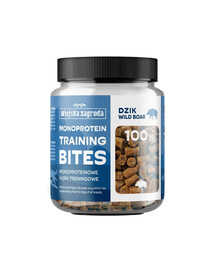 WIEJSKA ZAGRODA Friandise d'entraînement Sanglier monoprotenique pour chiens 150 g