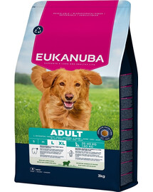 EUKANUBA Adult Large Breeds Lamb Rice nourriture sèche pour chiens de grandes races riche en agneau et en riz 3kg
