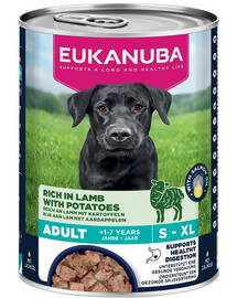 EUKANUBA Life Care Adult Rich in Lamb pâté pour chiens riche en agneau et pommes de terre 400g