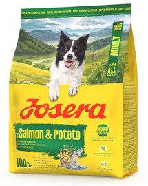 JOSERA Salmon and Potato Adult nourriture sans céréales pour chiens ayant un estomac sensible 900g