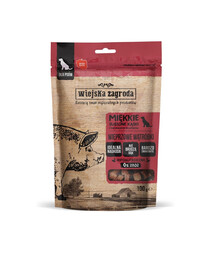 WIEJSKA ZAGRODA Foie de porc friandise pour chien 100 g