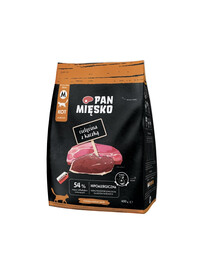 PAN MIĘSKO Veau avec canard pour chats croquettes M 400 g