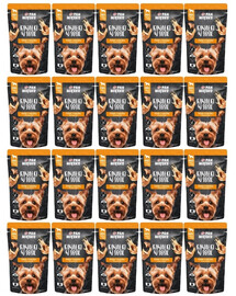 PAN MIĘSKO Morceaux dans une sauce Dinde avec Canard nourriture humide pour chiens 20x150 g
