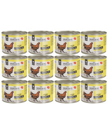 WIEJSKA ZAGRODA Single-Protein Chicken Wet Cat Food 12x200 g
