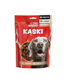 PAN MIĘSKO Bouchées Bœuf friandise pour chien 100 g
