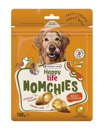 VERSELE-LAGA Happy Life Snack Nomchies Beef 150g friandise soutenant la santé dentaire