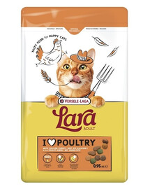 VERSELE-LAGA Lara Adult Turkey and Chicken 950 g nourriture pour chats avec dinde et poulet