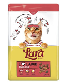 VERSELE-LAGA Lara Adult Lamb 1,9 kg nourriture pour chats à l'agneau