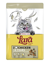 VERSELE-LAGA Lara Senior Chicken 1,9 kg nourriture pour chats âgés au poulet