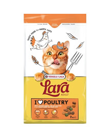 VERSELE-LAGA Lara Adult Turkey and Chicken 7 kg au dinde et au poulet pour chats
