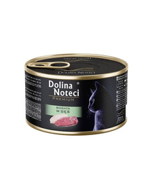 DOLINA NOTECI Premium Aliment humide riche en oie pour chat 185 g