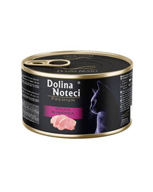 DOLINA NOTECI Premium Riche en dinde nourriture humide pour chat 185 g