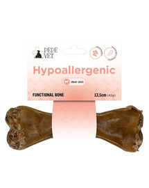 PAKA ZWIERZAKA PEPE Vet Hypoallergenic Os fonctionnel 13,5 cm (42 g) pour chiens sensibles