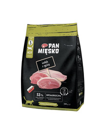 PAN MIĘSKO Dinde avec oie pour chats croquettes S 400 g