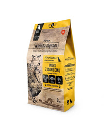 WIEJSKA ZAGRODA Dinde avec agneau croquettes pour chiens M 2 kg