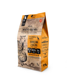WIEJSKA ZAGRODA Agneau avec canard nourriture pour chiens croquettes S 2 kg