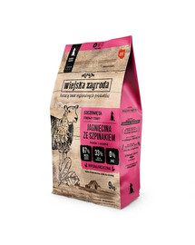 WIEJSKA ZAGRODA Agneau aux épinards nourriture pour chiots croquettes S 9 kg