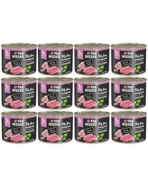 PAN MIĘSKO Kurczak z cielęciną mokra karma dla kociąt 12x200 g