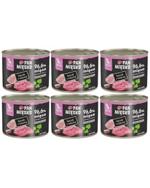 PAN MIĘSKO Kurczak z cielęciną mokra karma dla kociąt 6x200 g