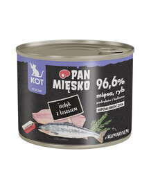 PAN MIĘSKO Dinde & saumon nourriture humide pour chatons 200 g
