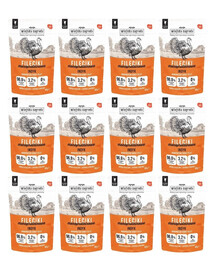 WIEJSKA ZAGRODA Filets de dinde – nourriture humide pour chat 12 x 85 g