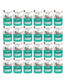 WIEJSKA ZAGRODA Fileciki Poulet au thon, nourriture humide pour chat, 24 x 85 g