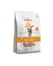 CALIBRA Cat Life Adult Lamb 6 kg sans céréales pour chats avec de l'agneau
