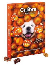 CALIBRA Calendrier de l'Avent avec des friandises à base de viande pour chiens