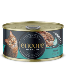 ENCORE Cat Tuna Fillet in Broth filet de thon en bouillon 70 g