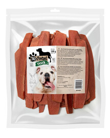 MR. PRETZEL Bandes larges de lapin 500 g friandise pour chien