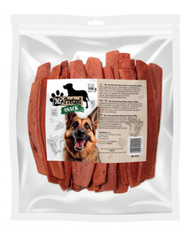 MR. PRETZEL Bandes larges de boeuf 500 g friandise pour chien