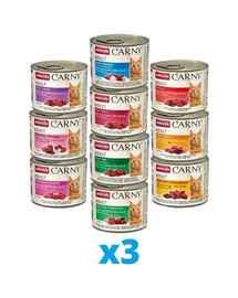 ANIMONDA Carny mix 10 smaków 30 x 200 g
