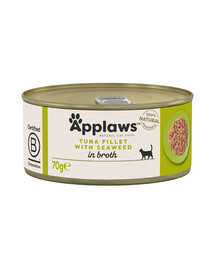 APPLAWS Cat Adult Tuna with Seaweed in Broth tuńczyk z wodorostami w bulionie 70 g