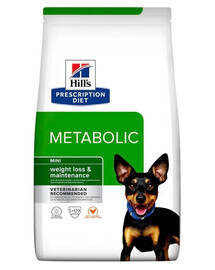 HILL'S Prescription Diet Metabolic Mini Perte de poids et entretien 1 kg pour chiens de races miniatures en surpoids