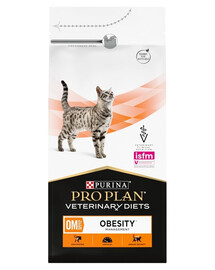 PURINA PRO PLAN Veterinary Diets Feline OM St/Ox Obesity Management 1,5 kg nourriture sèche pour chats dans le traitement du diabète et/ou de l'obésité