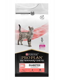 PURINA PRO PLAN Veterinary Diets Feline DM St/Ox Diabetes Management 1,5 kg nourriture sèche pour chats diabétiques