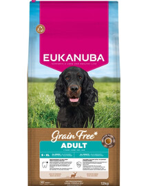 EUKANUBA Grain Free Adult Venison 12 kg nourriture sèche sans céréales pour chiens avec de la venaison