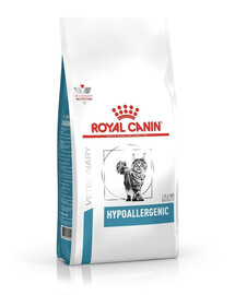 ROYAL CANIN Veterinary Cat Hypoallergenic 6x0,4 kg aliment sec pour chats adultes présentant des réactions indésirables à la nourriture