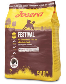 JOSERA Dog Festival 6x900g pour chiens difficiles, avec une délicieuse sauce