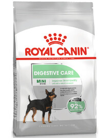 ROYAL CANIN CCN Mini Digestive Care, croquettes pour chiens adultes de petites races au système digestif sensible, 4 x 1 kg
