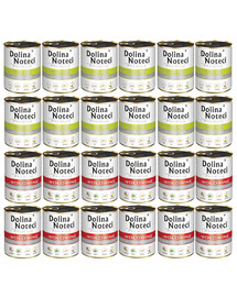DOLINA NOTECI Mélange de saveurs Premium Riche en bœuf et en oie, avec des pommes de terre 24 x 800 g