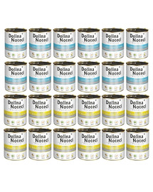 DOLINA NOTECI Mélange de saveurs Premium Riche en poulet et en agneau 24 x 800 g