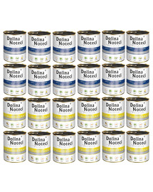 DOLINA NOTECI Mélange de saveurs Premium Riche en poulet et en cabillaud, aux brocolis 24 x 800 g