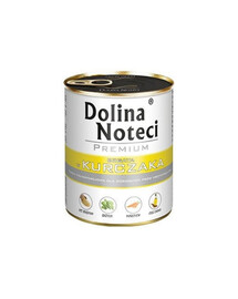 DOLINA NOTECI Mélange de saveurs Premium Riche en poulet et en bœuf 24 x 800 g