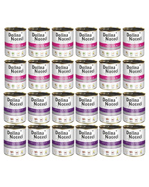 DOLINA NOTECI Mélange de saveurs Premium Riche en dinde et en lapin, aux canneberges 24 x 800 g