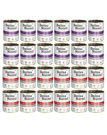 DOLINA NOTECI Mix de saveurs Premium Riche en lapin avec canneberges et boeuf 24x800g