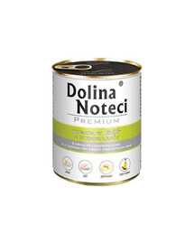 DOLINA NOTECI Mélange de saveurs Premium Riche en gibier et en oie, avec des pommes de terre 24 x 800 g