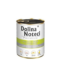 DOLINA NOTECI Mélange de saveurs Premium Riche en truite et en oie, avec des pommes de terre 24 x 800 g