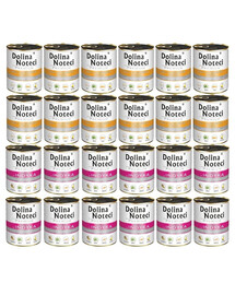 DOLINA NOTECI Mix saveurs Premium Riche en canard avec citrouille et dinde 24x800g